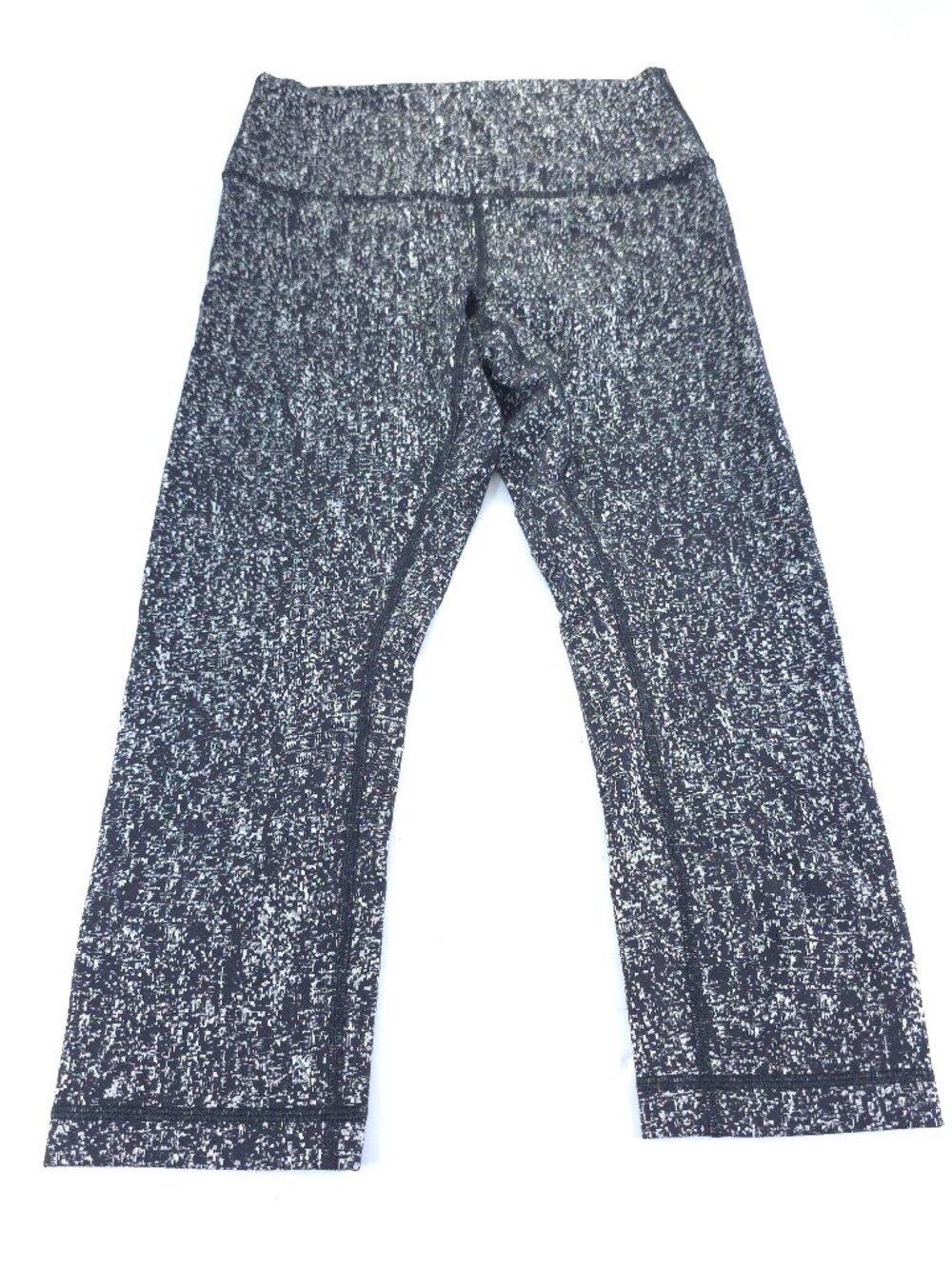 Lululemon Wunder Under Crop Leggings 21 inch Size 6 Speckled Active